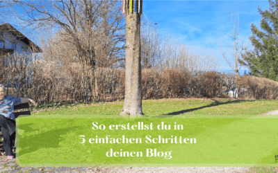 So erstellst du in 5 einfachen Schritten deinen Blog