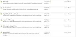Positive Bewertungen bei eBay.