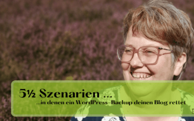 5½ Szenarien, in denen ein WordPress-Backup deinen Blog rettet