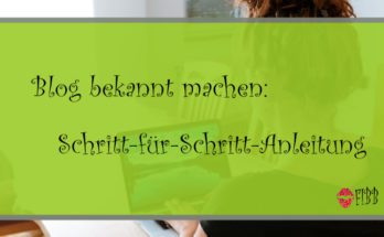 Blog bekannt machen
