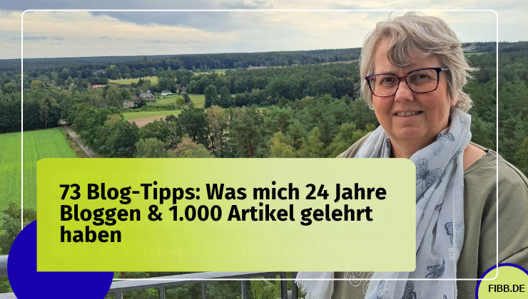 Blog-Tipps aus 24 Jahren Bloggen von Birgit Lorz
