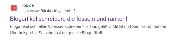 Seo mit ChatGPT: So schaut eine gute Meta-Description aus!