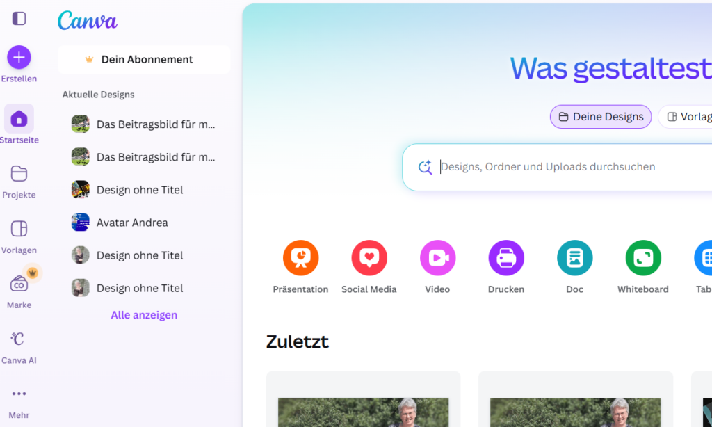 Bloggen für Anfänger: Canva ist gerade für die Bildbearbeitung genial!