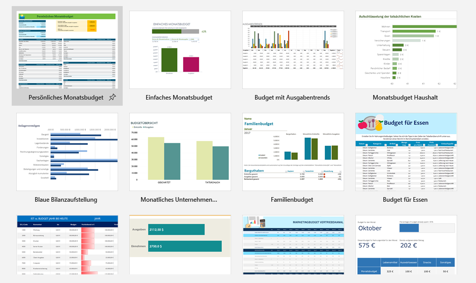 50+ kostenlose Excel-Vorlagen für dein Unternehmen